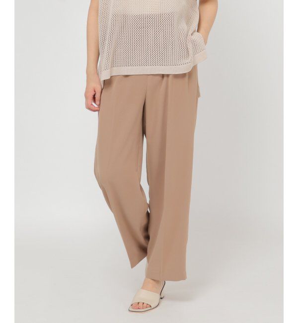 IKKA LOUNGE「ツイルベネセンタープレスパンツ」|その他|クルミ