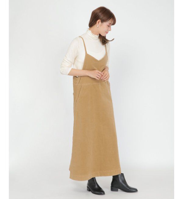 ikka「Wrangler コーデュロイジャンパースカート」|ワンピース|