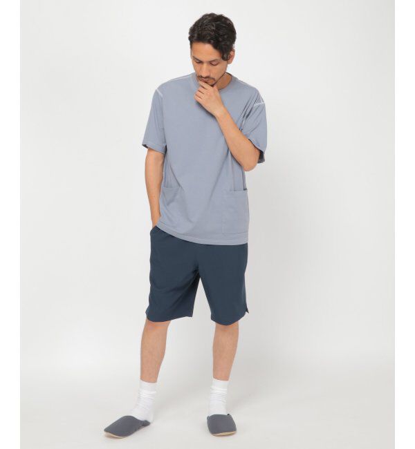 IKKA LOUNGE「配色ステッチポケ付きT」|Tシャツ・カットソー|