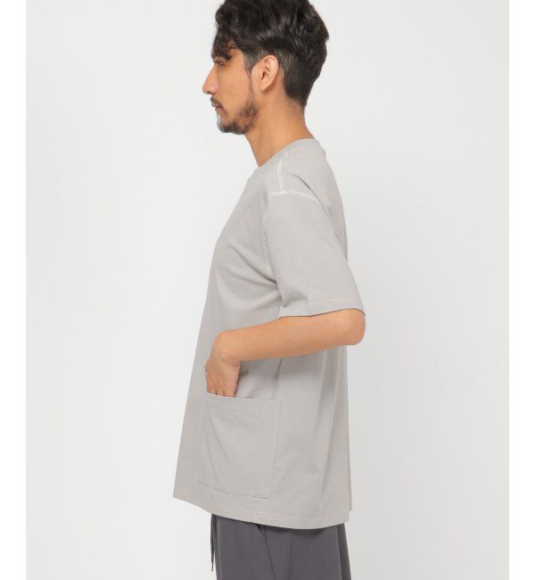 IKKA LOUNGE「配色ステッチポケ付きT」|Tシャツ・カットソー|