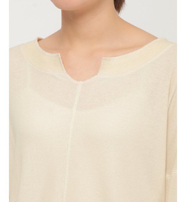 IKKA LOUNGE「キーネック前後差トップス」|チュニック|