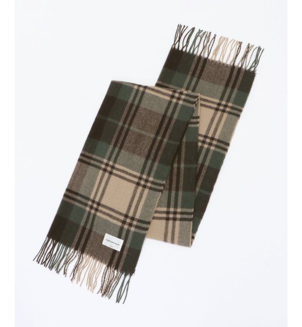 ikka「カシミヤタッチチェックマフラー」|マフラー|