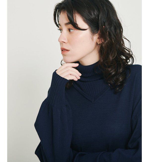 IKKA LOUNGE「&radic;M ルートエム パフスリーブニット」|プルオーバー|