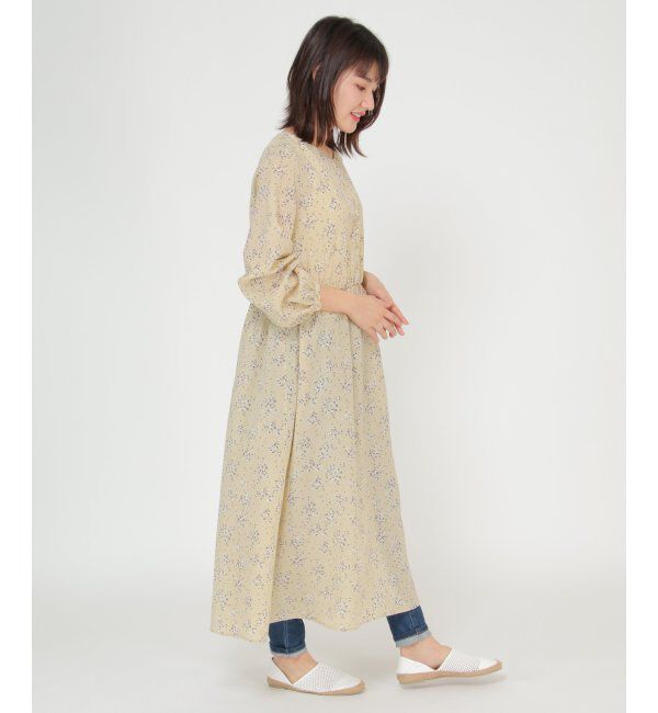 ikka「小花柄プリントワンピース」|ワンピース|