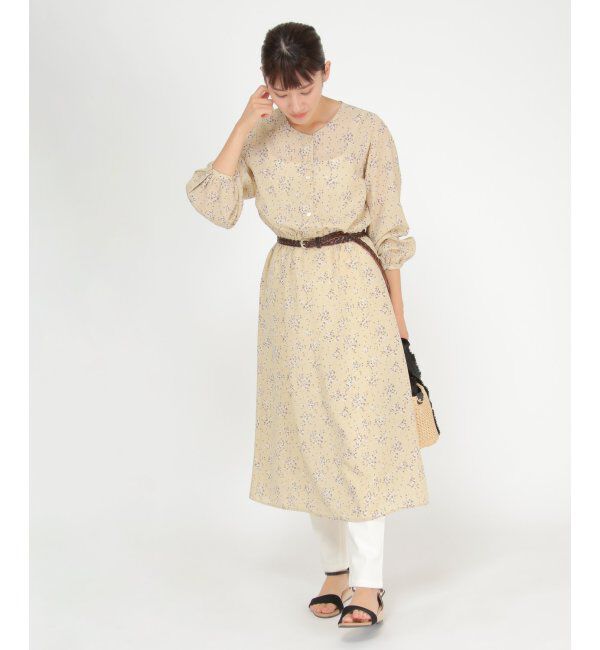 ikka「小花柄プリントワンピース」|ワンピース|