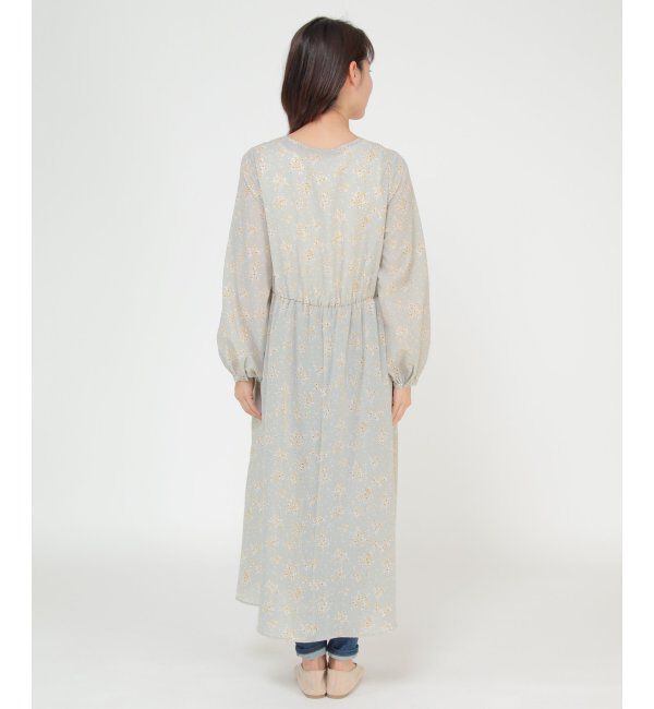 ikka「小花柄プリントワンピース」|ワンピース|