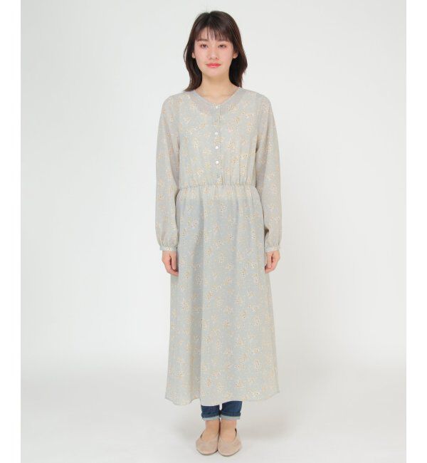 ikka「小花柄プリントワンピース」|ワンピース|