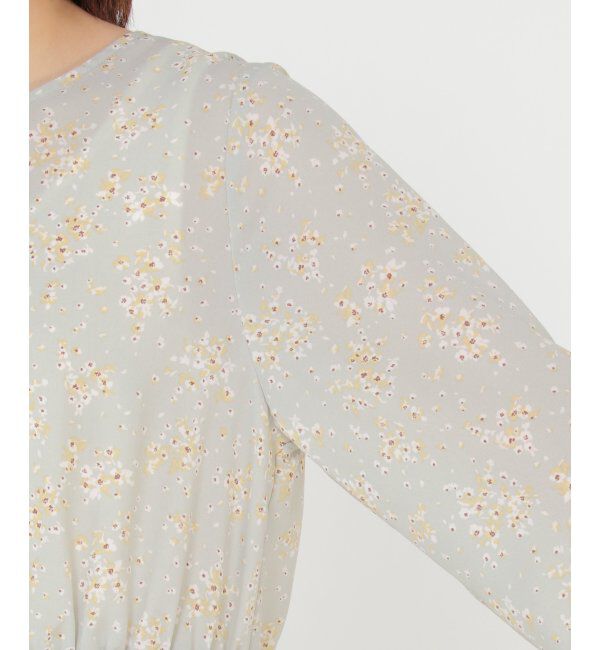 ikka「小花柄プリントワンピース」|ワンピース|