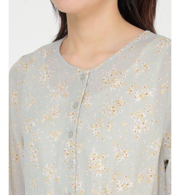 ikka「小花柄プリントワンピース」|ワンピース|