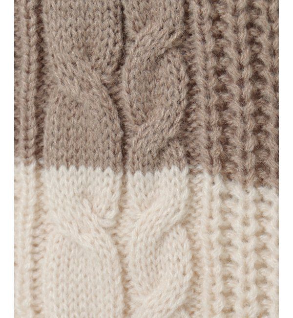 ikka「バイカラーニットアンサンブル」|ニット・セーター|