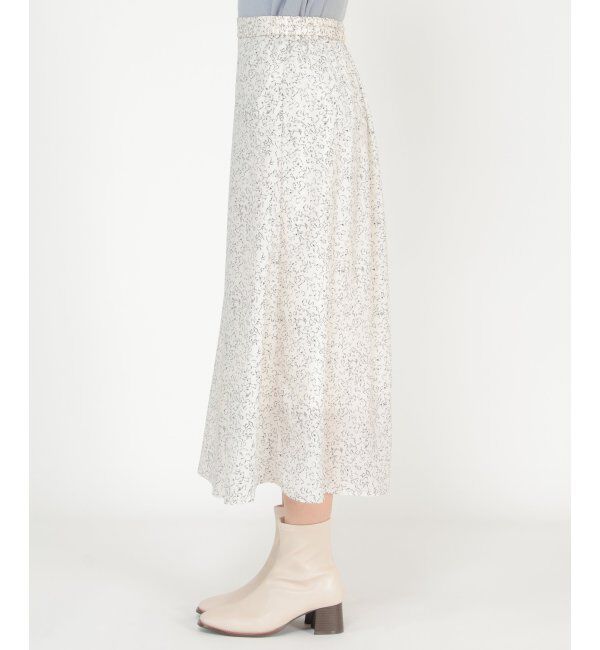 ikka「プリントタックスカート」|スカート|