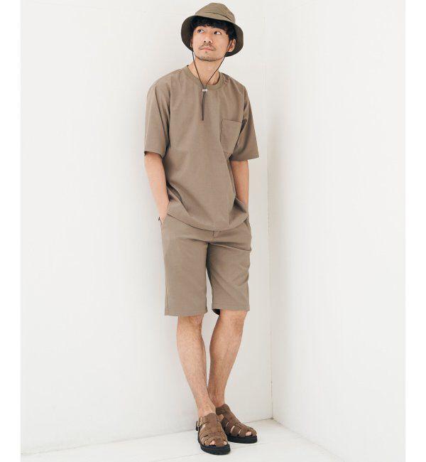 IKKA LOUNGE「Reflax ストレッチシャツＴ」|シャツ・ブラウス|