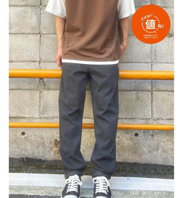 ikka「EASYSTRETCH イージーストレッチ チェック5P」|その他|チャコール