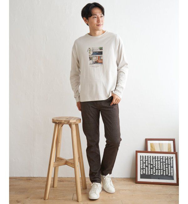 ikka「EASYSTRETCH イージーストレッチ チェック5P」|その他|