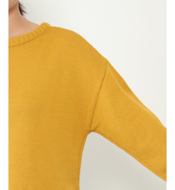 ikka「前後2WAY切り替えニットチュニック」|プルオーバー|