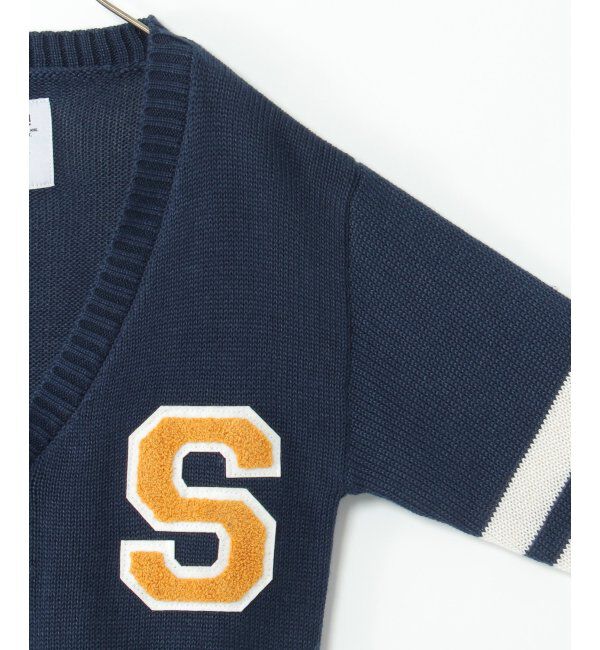 ikka kids「カレッジニットカーディガン（120~160cm）」|カーディガン|