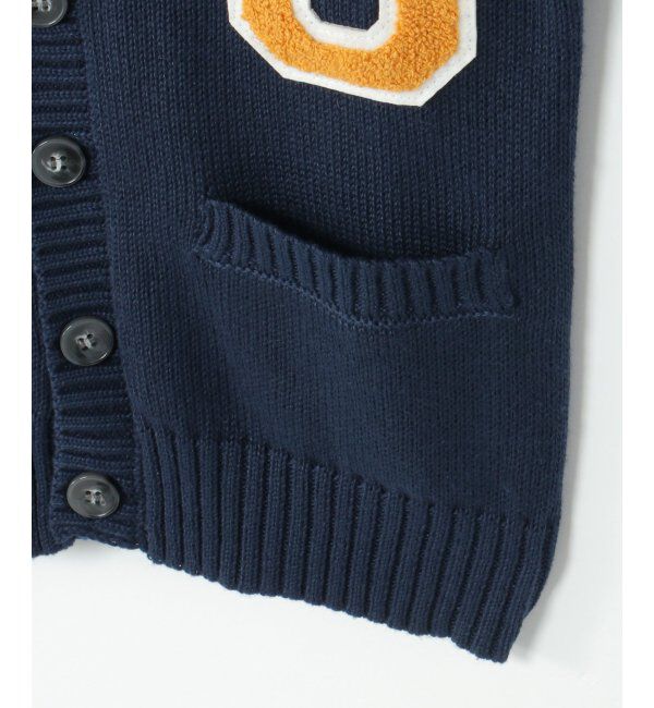 ikka kids「カレッジニットカーディガン（120~160cm）」|カーディガン|