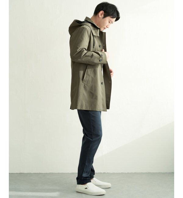 IKKA LOUNGE「撥水フードステンカラーコート」|その他|