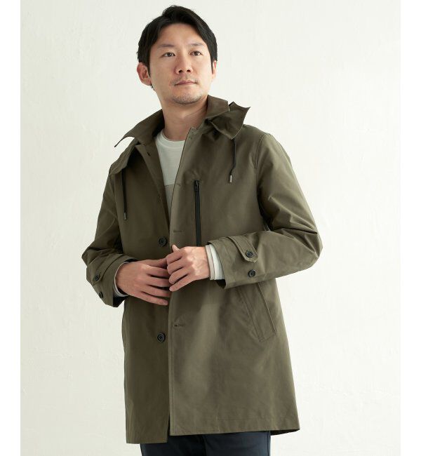 IKKA LOUNGE「撥水フードステンカラーコート」|その他|