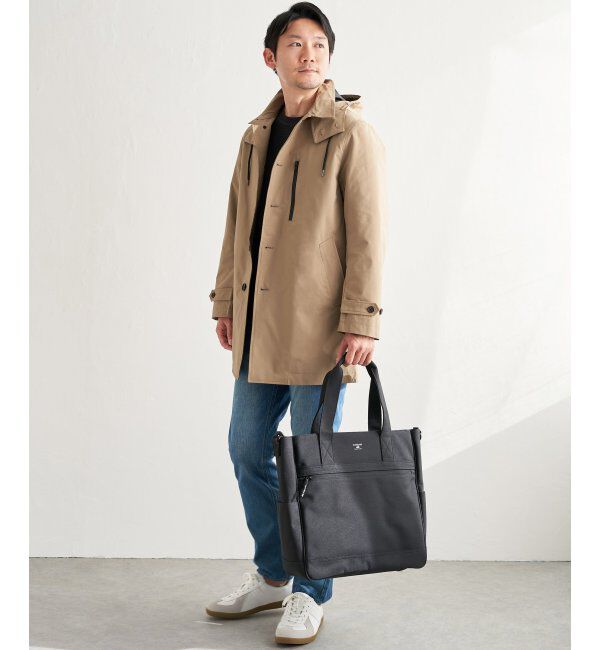 IKKA LOUNGE「撥水フードステンカラーコート」|その他|