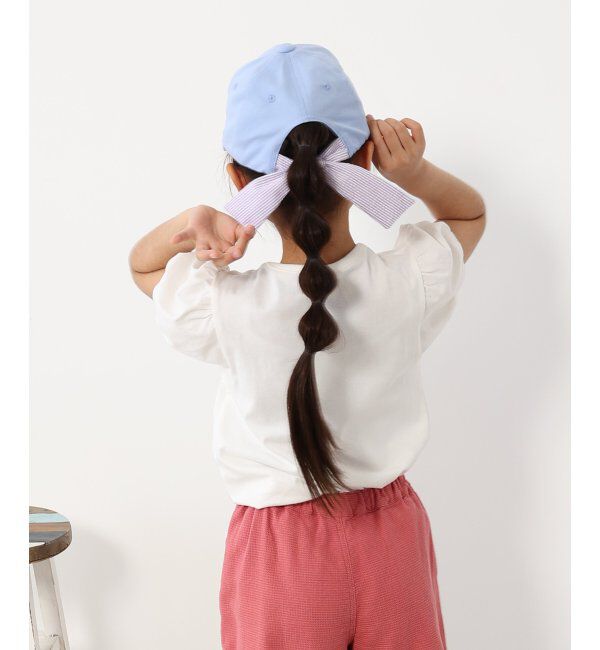 ikka kids「後ろリボンキャップ」|その他|