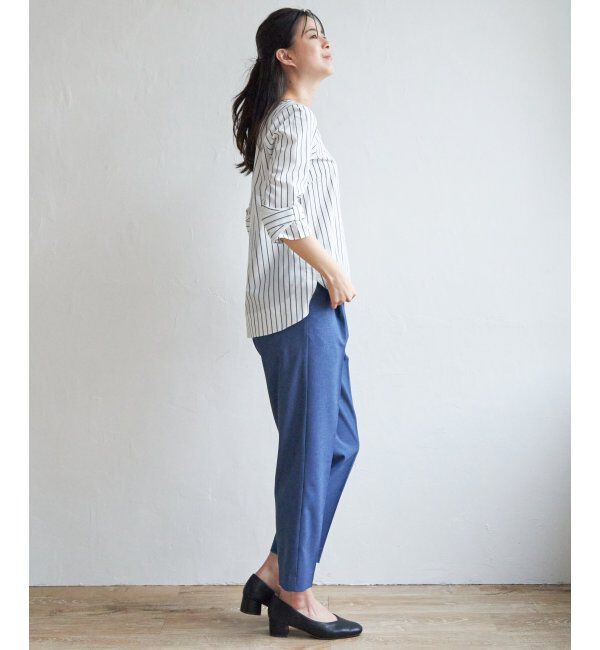 ikka「リネンライクテーパードパンツ」|その他|