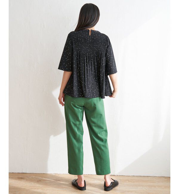 ikka「リネンライクテーパードパンツ」|その他|