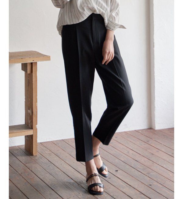 ikka「リネンライクテーパードパンツ」|その他|