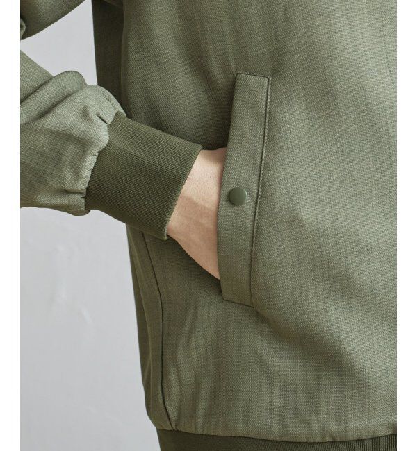 ikka「イージーケアリネンライクブルゾン」|ブルゾン・スタジャン|