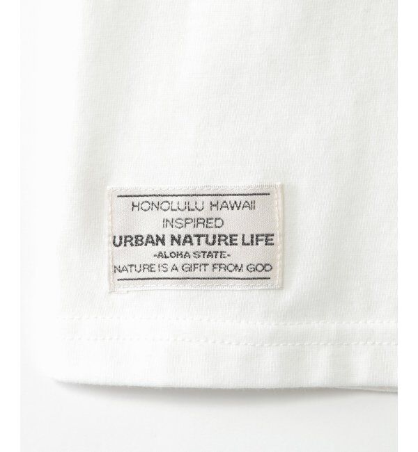 ikka kids「【親子おそろい】URBAN NATURE LIFE アーバンネイチャーライフ ワッペンTシャツ（120~160cm）」|Tシャツ・カットソー|