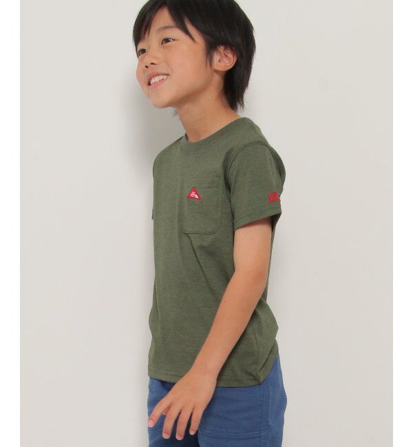 ikka kids「【親子おそろい】URBAN NATURE LIFE アーバンネイチャーライフ ワッペンTシャツ（120~160cm）」|Tシャツ・カットソー|