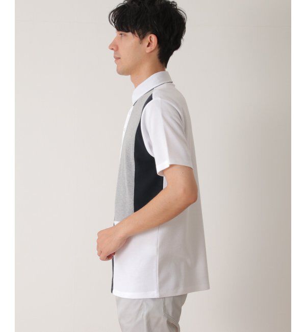 ikka「鹿の子切り替えポロシャツ」|その他|