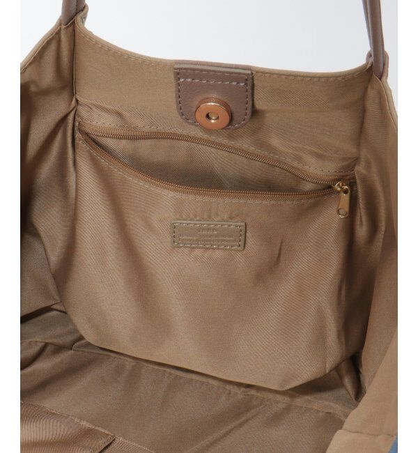 ikka「バイカラーサイド切り替えトートバッグ」|その他|