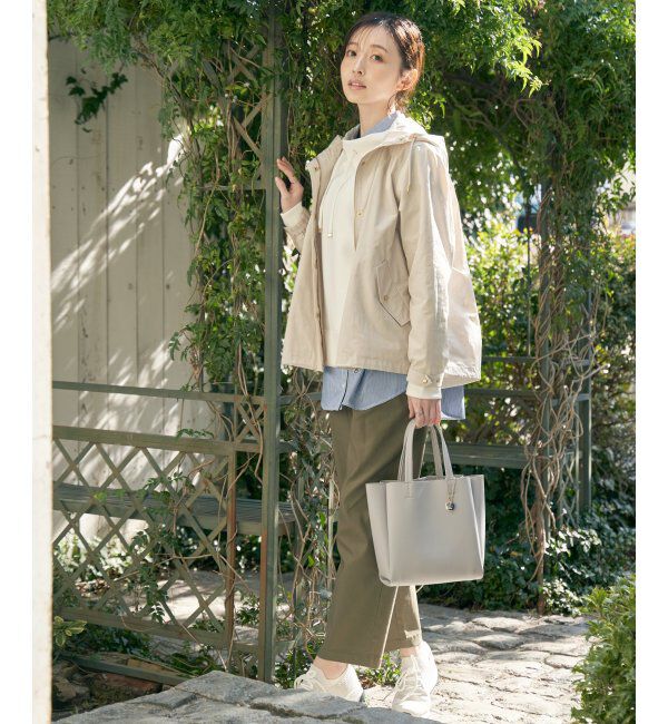 ikka「【雑誌InRed11月号掲載】GOKU楽PU三層ミニトートバッグ【軽量】」|その他|