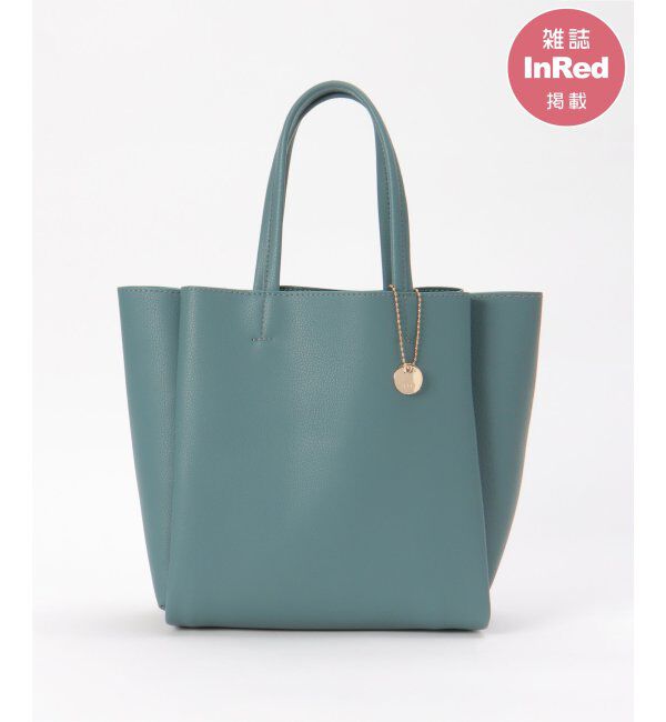 ikka「【雑誌InRed11月号掲載】GOKU楽PU三層ミニトートバッグ【軽量】」|その他|グリーン