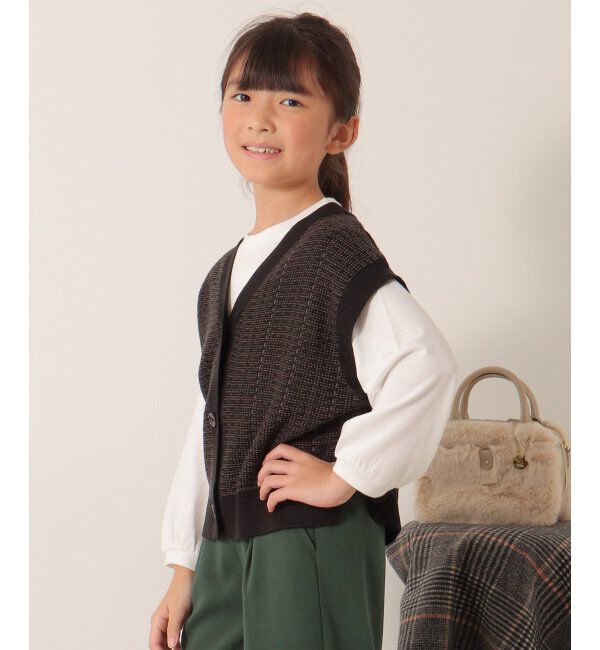 ikka kids「【2点セット／親子おそろい】3WAYニットベストセット（120~160cm）」|その他|