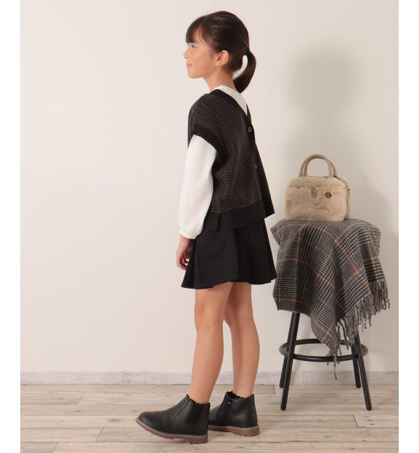 ikka kids「【2点セット／親子おそろい】3WAYニットベストセット（120~160cm）」|その他|