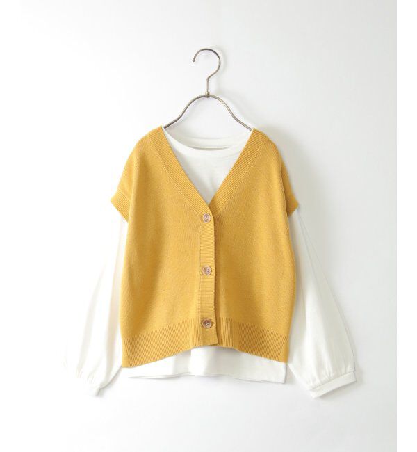 ikka kids「【2点セット／親子おそろい】3WAYニットベストセット（120~160cm）」|その他|