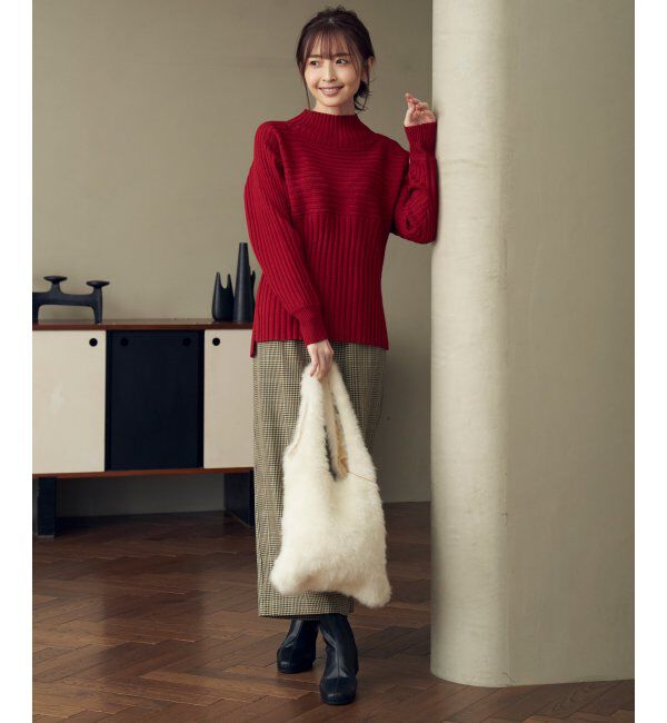 ikka「7Gワイドリブ切り替えプルオーバー」|プルオーバー|