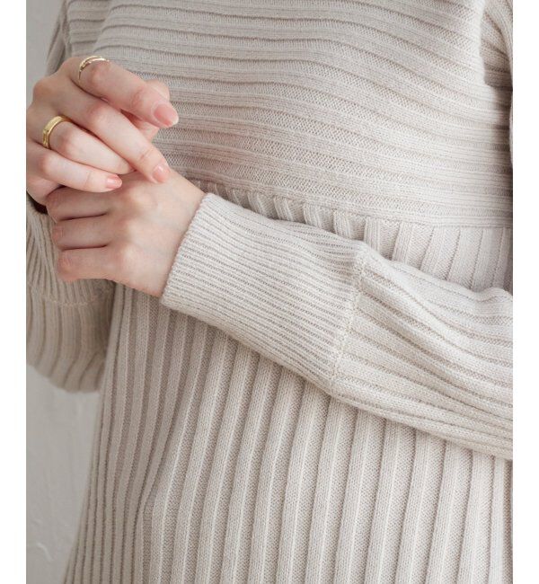 ikka「7Gワイドリブ切り替えプルオーバー」|プルオーバー|