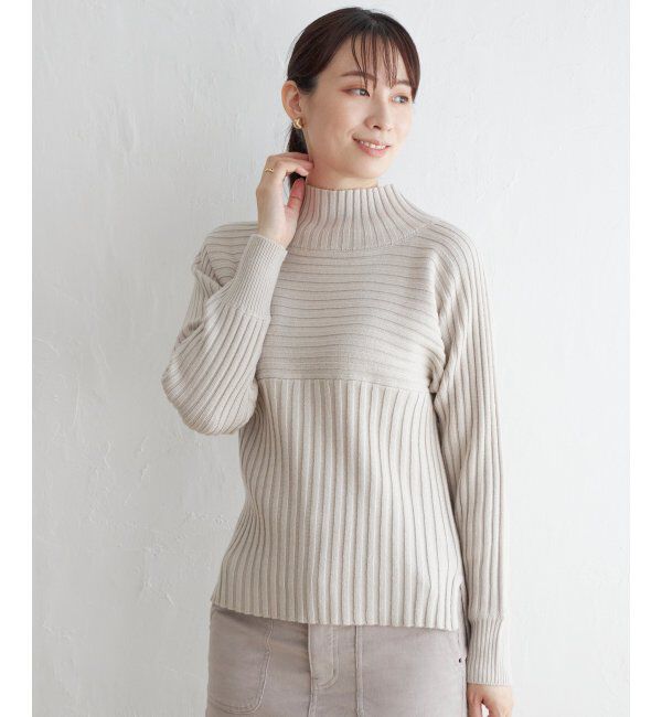 ikka「7Gワイドリブ切り替えプルオーバー」|プルオーバー|