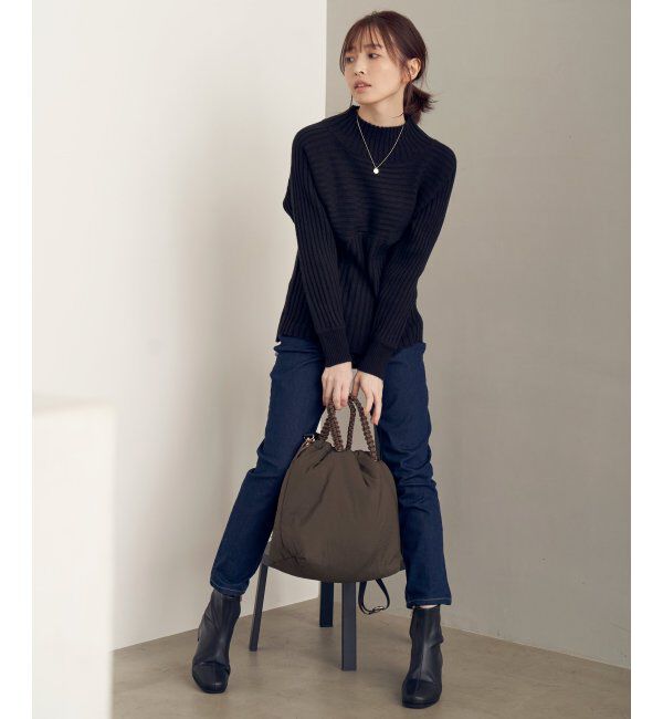 ikka「7Gワイドリブ切り替えプルオーバー」|プルオーバー|