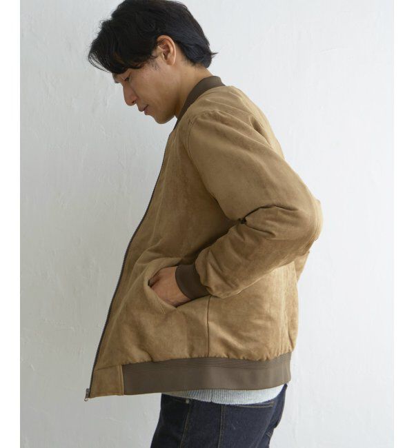 ikka「フェイクレザーブルゾン」|ブルゾン・スタジャン|