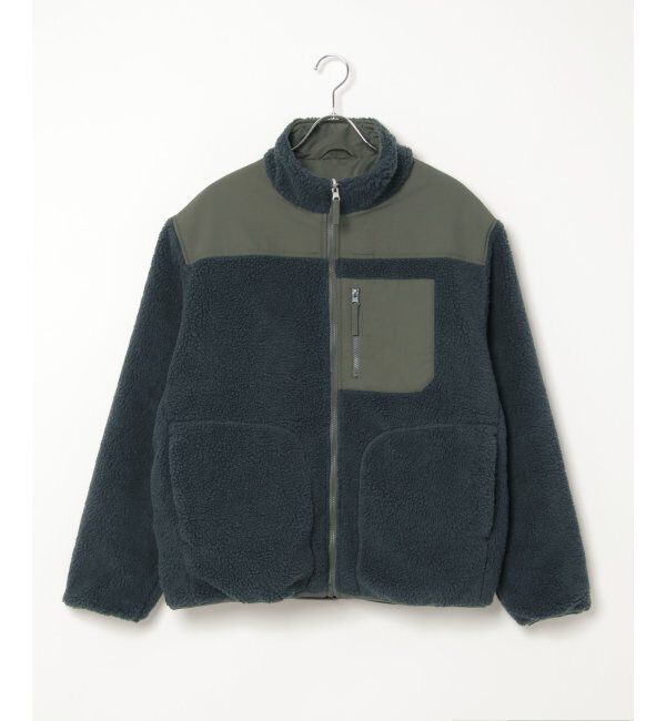 ikka「【2WAY】リバーシブル切り替えボアブルゾン」|ブルゾン・スタジャン|