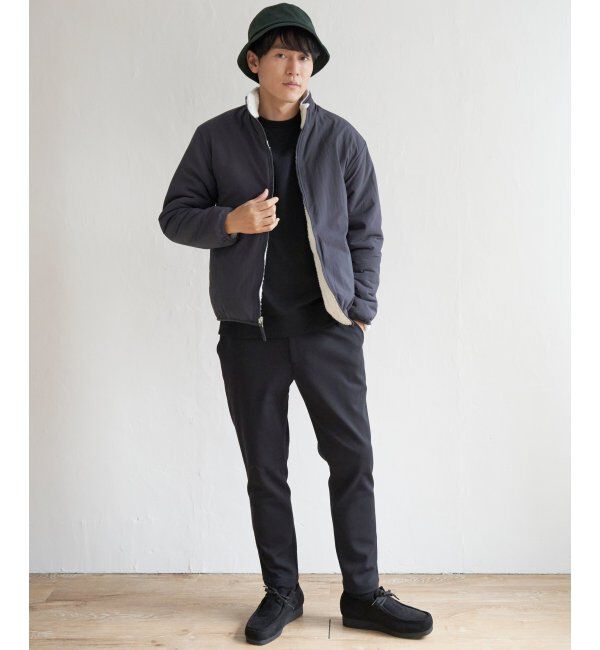 ikka「【2WAY】リバーシブル切り替えボアブルゾン」|ブルゾン・スタジャン|