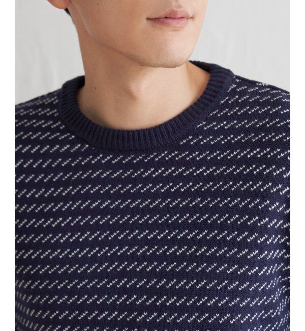 ikka「バーズアイニット」|プルオーバー|