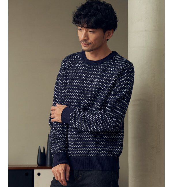 ikka「バーズアイニット」|プルオーバー|