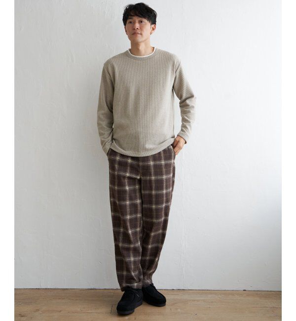 ikka「【2点セット】メランジ畦プルオーバーインナーセット」|パーカー|