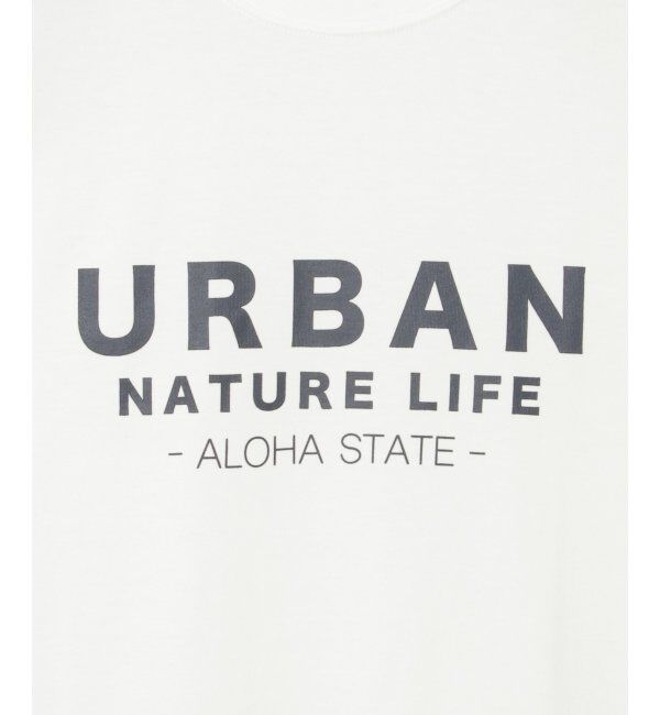 ikka「URBAN NATURE LIFE アーバンネイチャーライフ プリントTシャツ」|Tシャツ・カットソー|