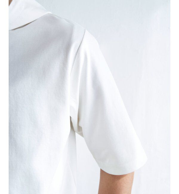 ikka「【接触冷感／抗菌防臭】GOKU楽セイケツ5分袖パーカー」|Tシャツ・カットソー|